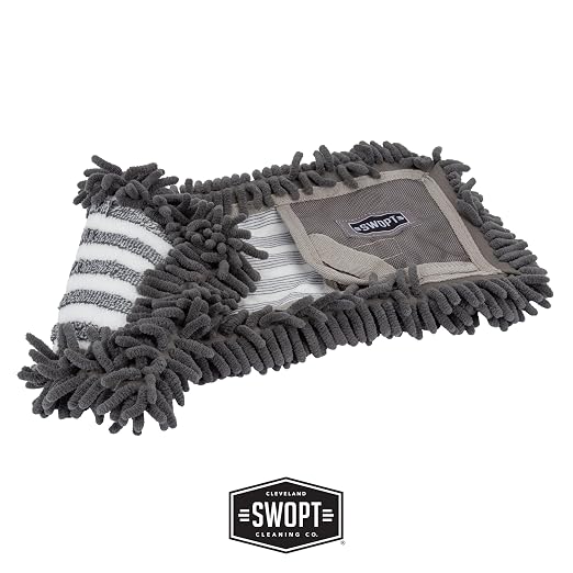 SWOPT 18” Microfiber Dust Mop Refill – Cleaning Pad - Image 5