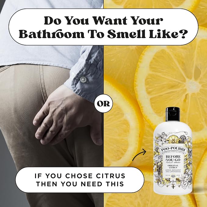 Poo-Pourri Before-You-Go Toilet Spray Refill, Original Citrus, 16 Fl Oz - Image 10
