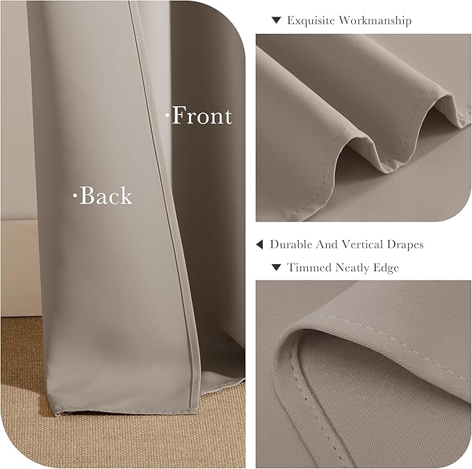 PONY DANCE Blackout Curtains for RV Camper Windows, Privacy Thermal Insulated - Image 6