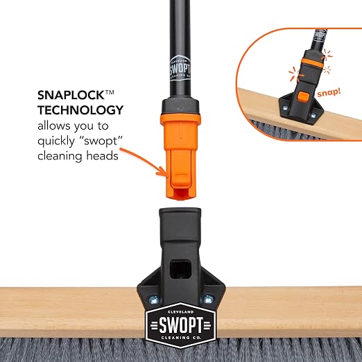 SWOPT 24” Premium Multi-Surface Push Broom Head — Cleaning Head Interchangeable - Image 10