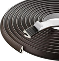 V Shape Foam Weather Stripping Door Frame Seal Strip 19.7FT Brown, Draft Stopper by KNEELISA