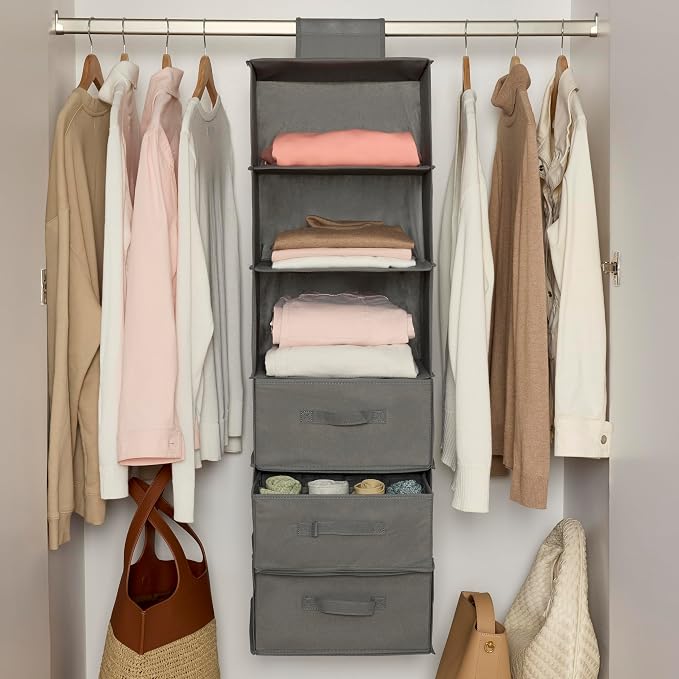 Amazon Basics 6-Tier Hanging Shelf Closet Storage Organizer - Image 3