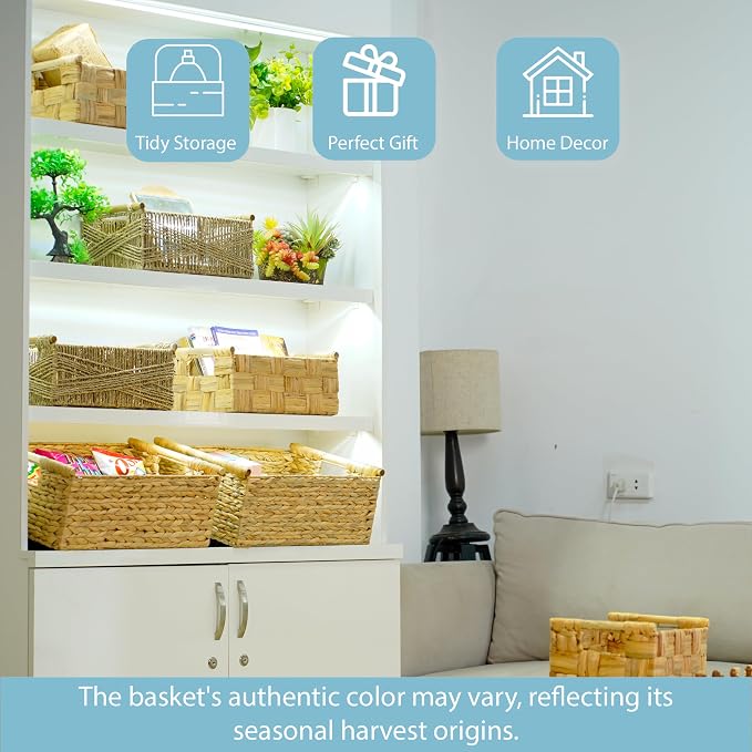 VATIMA Extra Large Wicker Basket Rectangular - Image 5