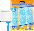 KEEPOW 10" Microfiber Window Scrubber Refill Replacement Compatible by KEEPOW