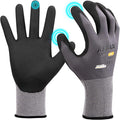 Kebada W2 Safety Work Gloves, Micro-Foam Nitrile Coated Gloves, Touchscreen by KEBADA