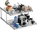 HOLDN’ STORAGE Two Tier Pull Out Cabinet Organizer, Individual Sliding Drawers by HOLDN%E2%80%99STORAGE