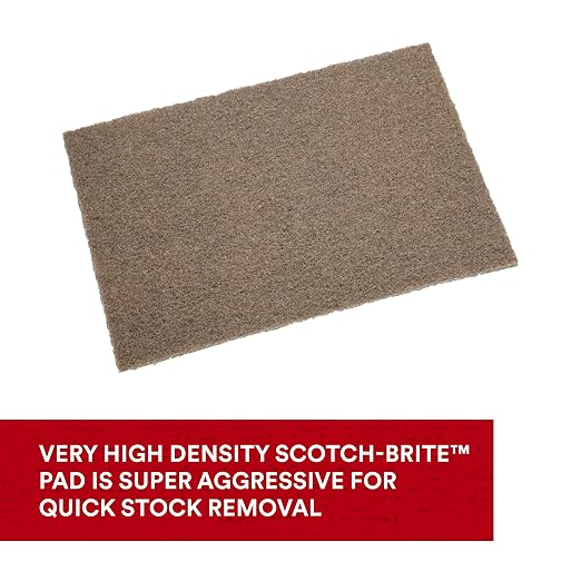 3M Scotch-Brite Heavy Duty Hand Pad 7440B, 6 in x 9 in, Hand Sanding Pad - Image 8