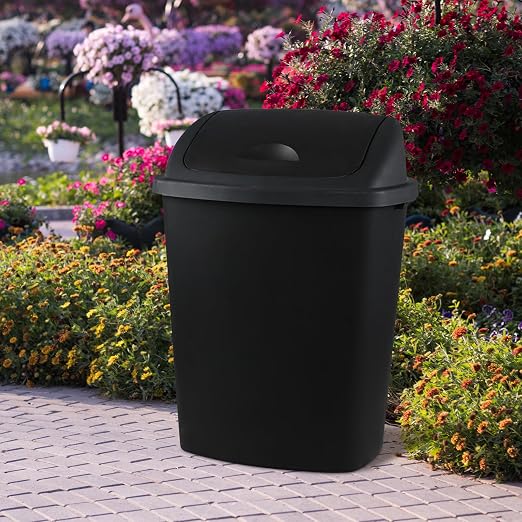 Teyyvn 18 Gallon Tall Plastic Kitchen Trash Can - Image 5