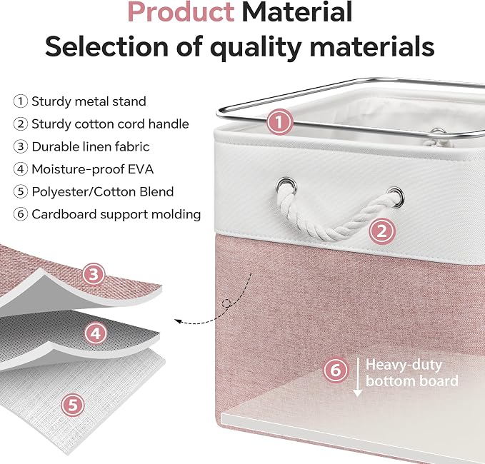 13x13 Inch Cube Storage Bins - Image 5