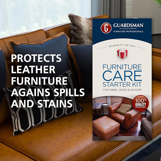 Guardsman Furniture Care Kit; Leather Conditioner, Polishing Cleaner; Includes - Image 3