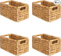 SpaceAid 4 Pack Wicker Basket, Storage Baskets by SpaceAid