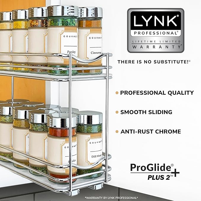 LYNK PROFESSIONAL® Pull Out Spice Rack Organizer - Image 2