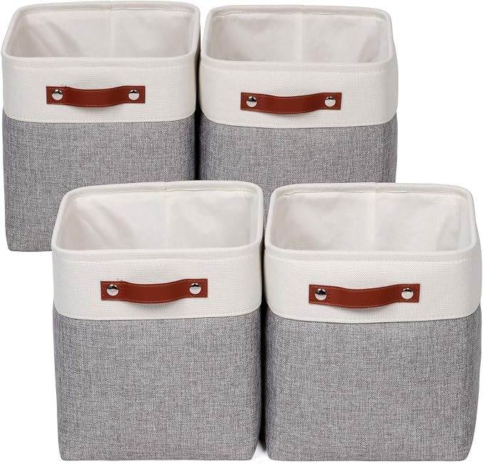 Univivi 10.5 Inch Fabric Cube Bins by Univivi