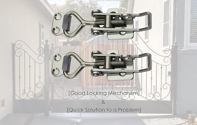 Adjustable Latch Buckle Cabinet Boxes Lever Handle Toggle Catch Latch Lock - Image 6
