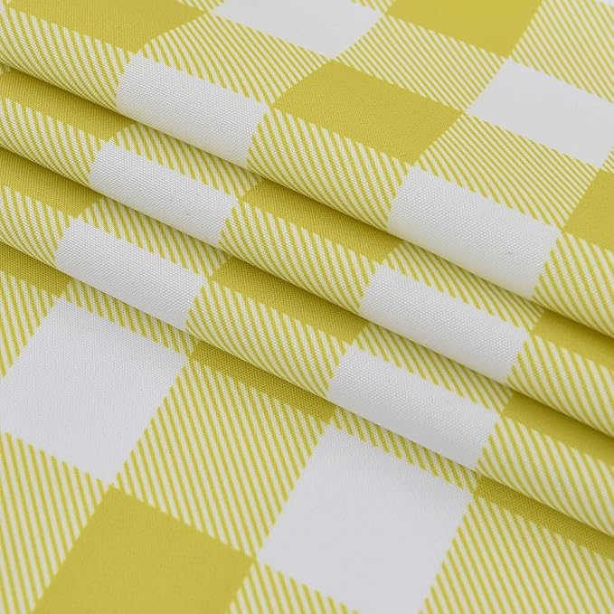 Classic Gingham Plaid Tablecloth Fabric - Image 7