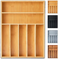 Silverware Organizer, 12.5 Inch Utensil Organizer Kitchen Drawer Organizer by Sunbreath