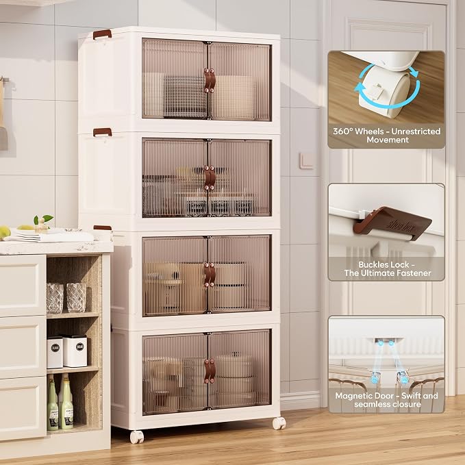 Jalove 88QT Plastic Storage Bins - Image 6
