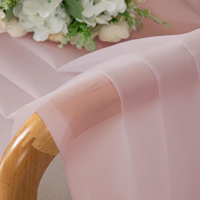 Chyhomenyc Sheer Valances for Windows, Small Window Curtains for Living Room - Image 9