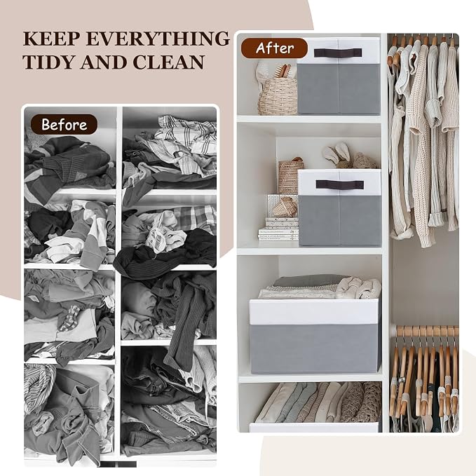 Criusia Closet Organizers and Storage Baskets - Image 5