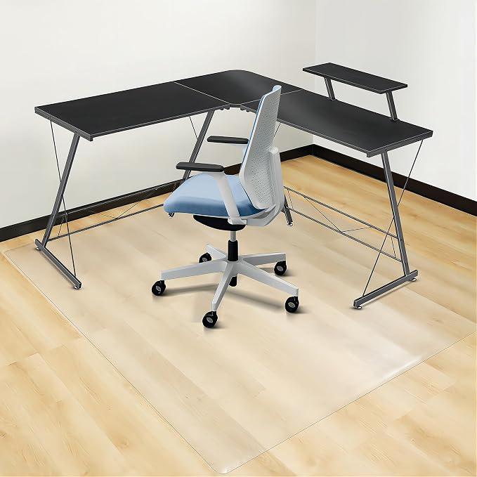 SALLOUS Office Chair Mat for Hard Floors, Slip Resistant Floor Protector Desk - Image 9