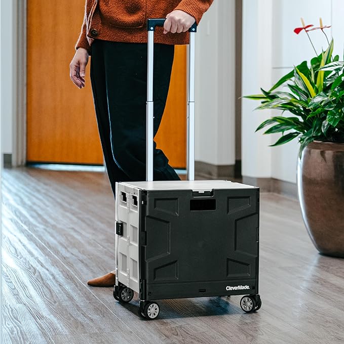CleverMade Collapsible Wheeled Crate - Image 7