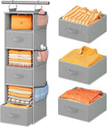 Pipishell Hanging Closet Organizer 6-Shelf, Hanging Shelves by Pipishell