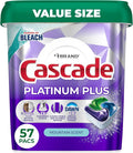 Cascade Platinum Plus Dishwasher Pods, Dishwasher Detergent, Dish Detergent Soap by Cascade