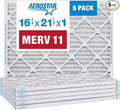 Aerostar 16 1/4x21 1/2x1 MERV 11 Pleated Air Filter, AC Furnace Air Filter by AirFiltersDelivered