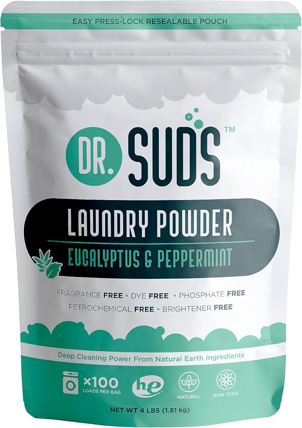 Dr Suds Natural Laundry Detergent Powder 4 Lbs 100+ Loads Scented by DrSudsLaundryPowder