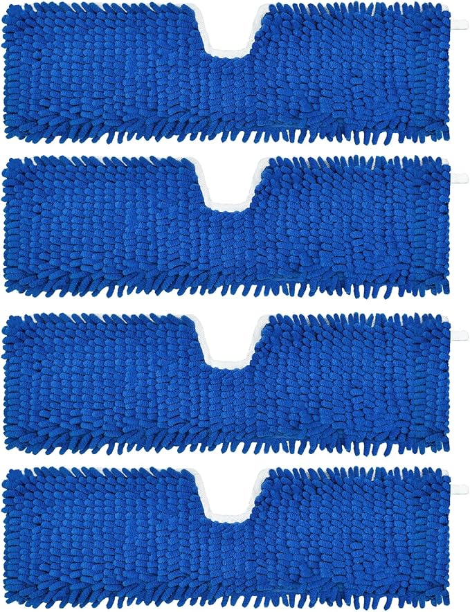 4 Pack Mop Heads Replacements Compatible by ProfessionalCleaningSupplier