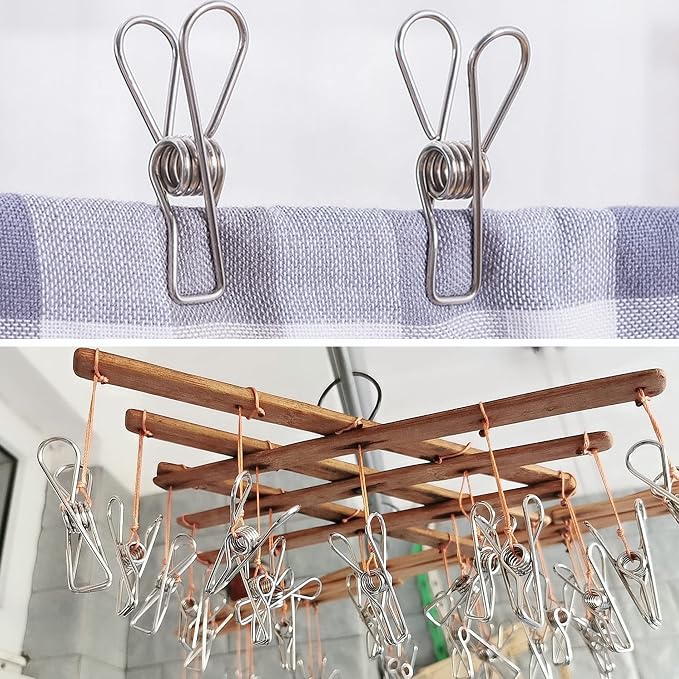 50 Pcs Clothespins Laundry Chip Clips - Image 6