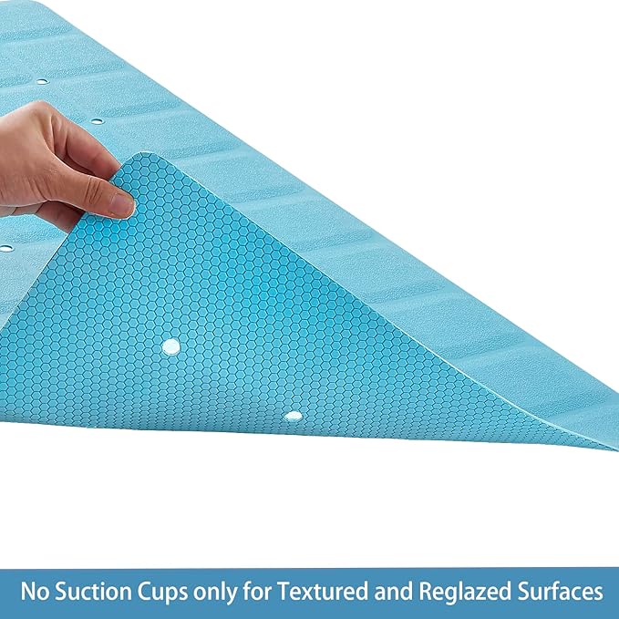 Foldable Silicone Bathtub Mat: Jumbo Size Heavy Duty Safety Bath Mat - Image 4