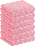 Homaxy 100% Cotton Terry Kitchen Towels, Checkered Designed, Soft and Super by Homaxy