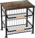 3-layer Kitchen Fruit Storage Basket Snack Rack, Countertop & Desktop Pull-out by NiuYichee