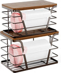 2 Pack Stackable Kitchen Organization, Counter Organizers and Pantry by TrashBagHolder
