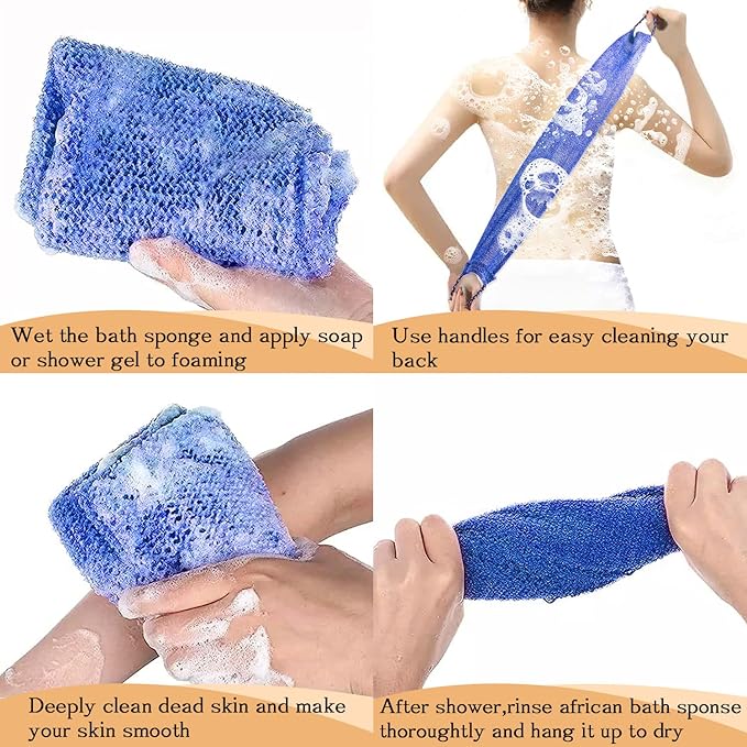 Dr.Pedi 3 Pieces African Net Sponge - Image 5