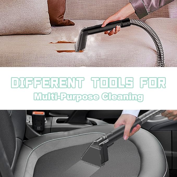 Portable Carpet & Upholstery Cleaner, Deep Cleaning - Image 6