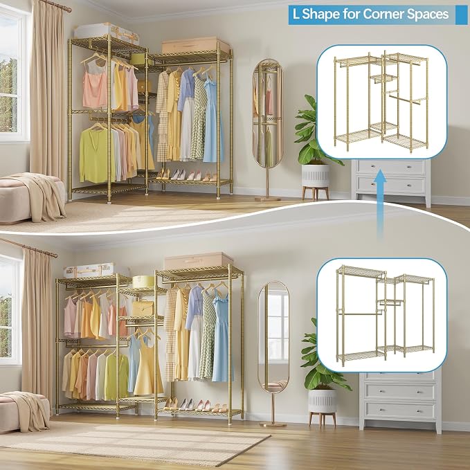 VIPEK Classic V6 Wire Garment Rack Heavy Duty Clothes Rack - Image 3
