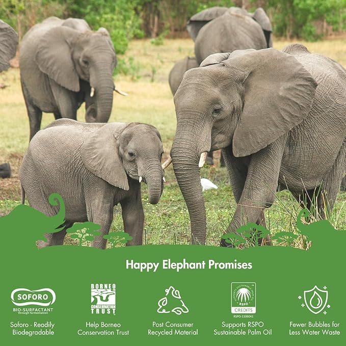 Happy Elephant Laundry Detergent, Ultra Concentrated Washing Machine Laundry - Image 6