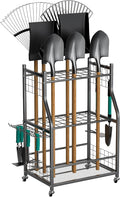 EVERHANGER Garden Tool Organizer Stand, Garage Tool Storage Organization by EVERHANGER