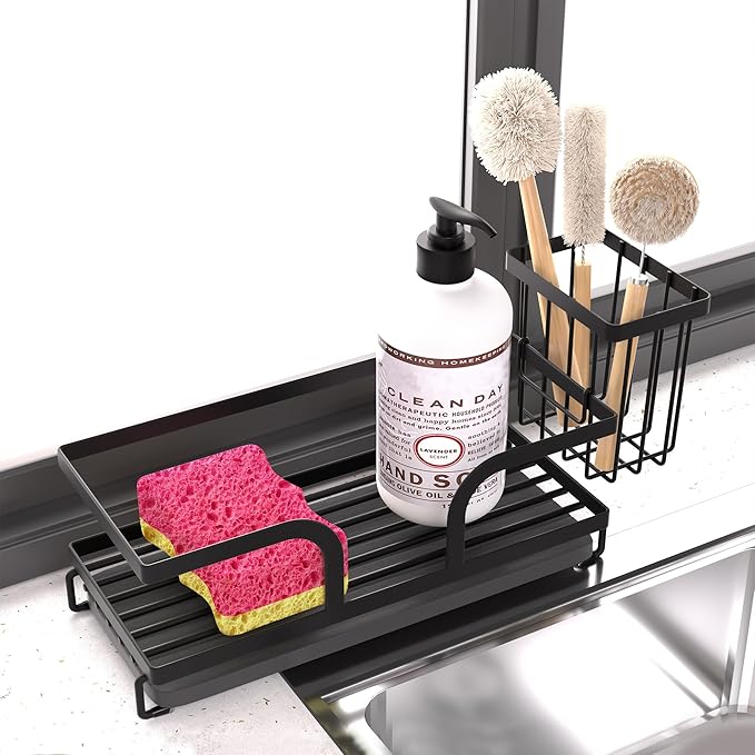 Sponge Holder for Kitchen Sink, Sink Caddy Organizers - Image 2