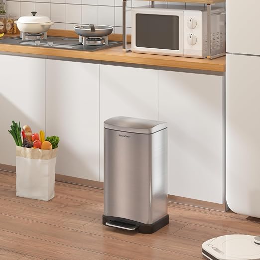 30 Liter/8 Gallon Step Trash Can - Image 2