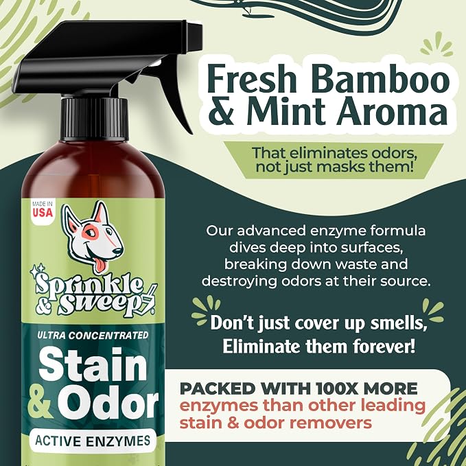 Enzyme Cleaner for Cat Urine | Cat Pee Odor Eliminator & Stain Remover | Dog - Image 4