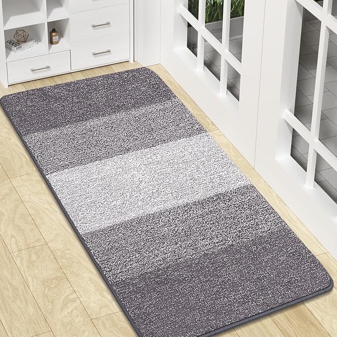 Kitinjoy Indoor Outdoor Door Mat, 47x20 Non-Slip Absorbent Dirt Trapper by Kitinjoy