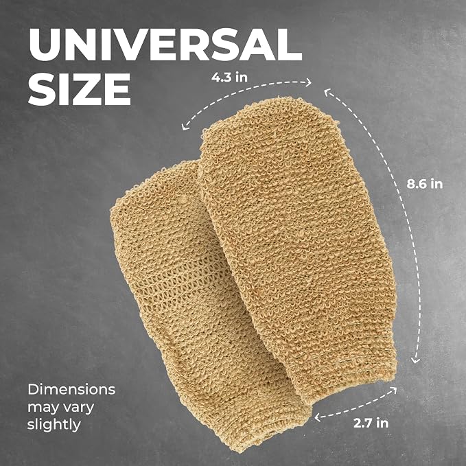 GUARD&MARINE Natural Shower Mitts - Image 5