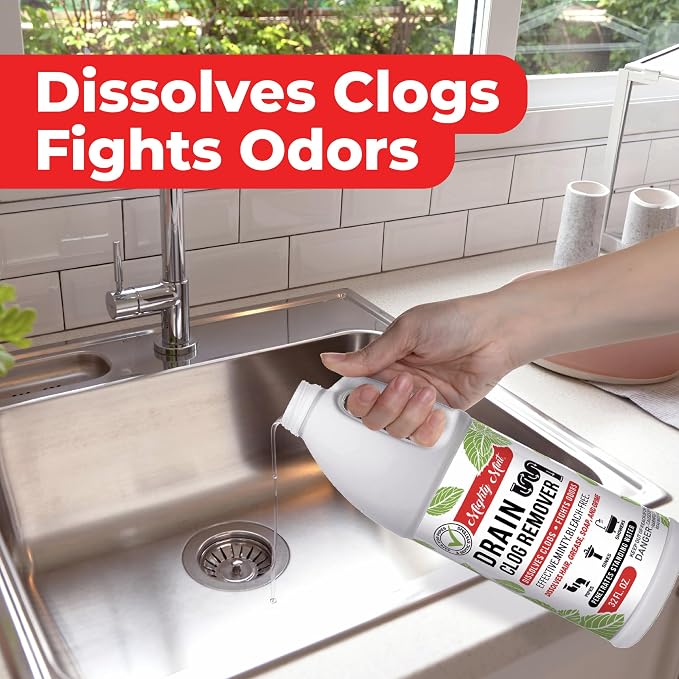 Mighty Mint Drain Clog Remover, Safe - Image 3