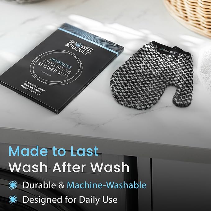 Japanese Exfoliating Mitt for Shower - Image 5