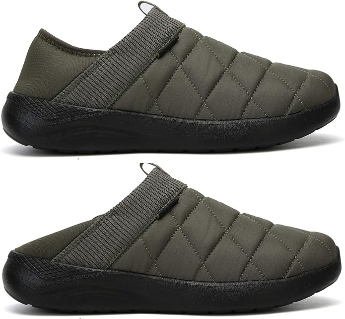 KUBUA Slippers for Men and Womens Indoor House Shoes Plush Slip on Outdoor - Image 2