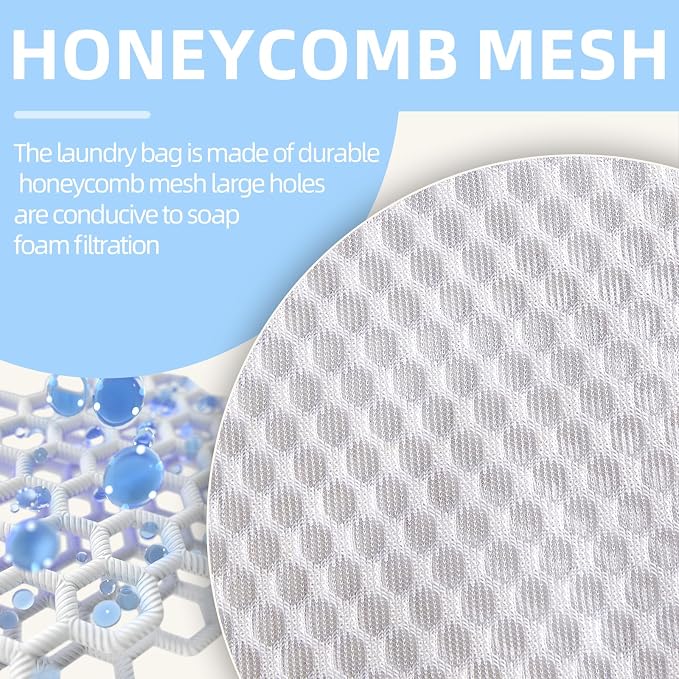 Mesh Laundry Bags, Mesh Wash Bags Durable Mesh Structure - Image 5