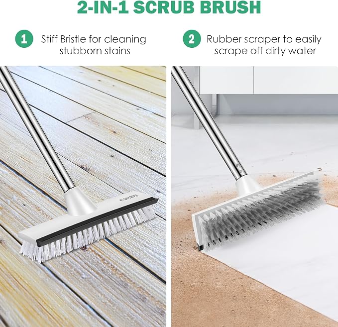 SetSail Upgraded Large 12 in Wide Floor Scrub Brush - Image 4